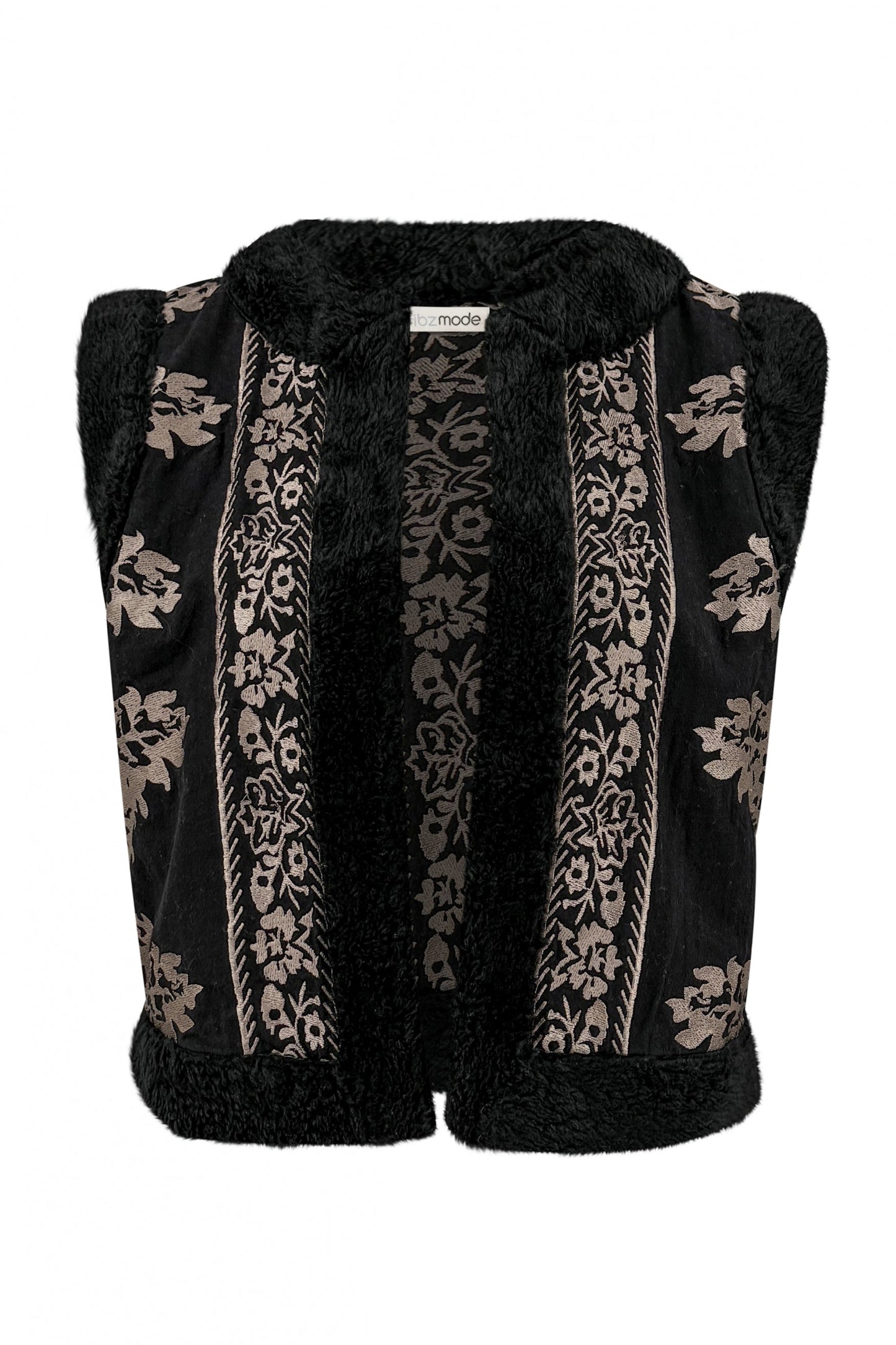 Fur Gilet Espanola Black