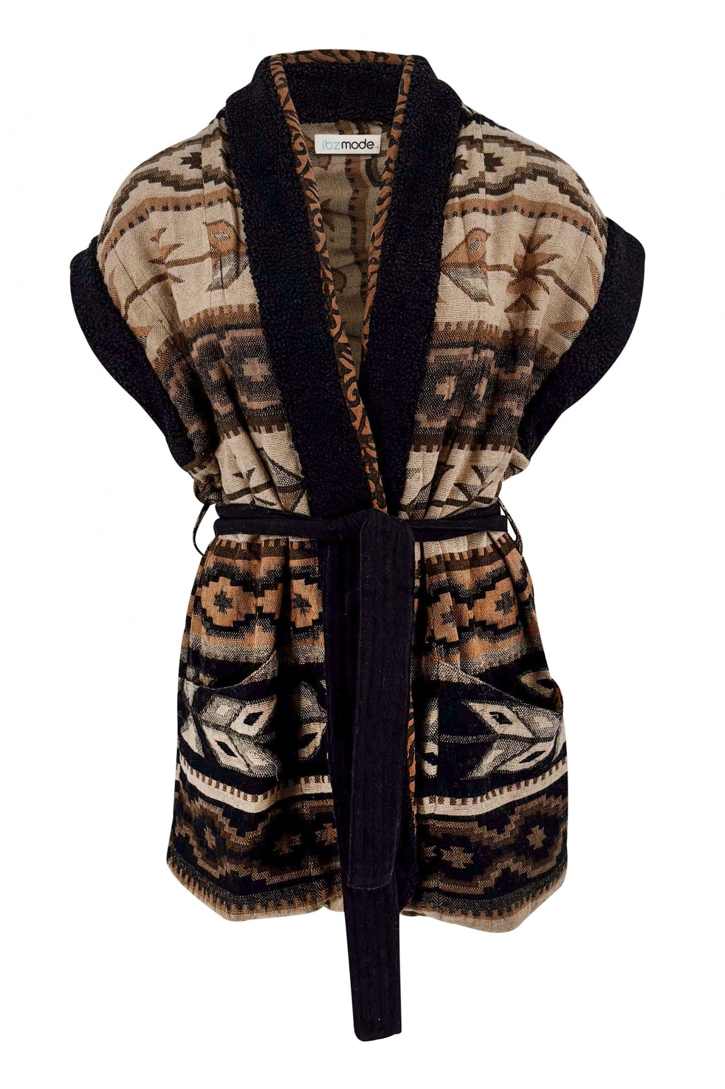 Long Fur Gilet Nomad Brown