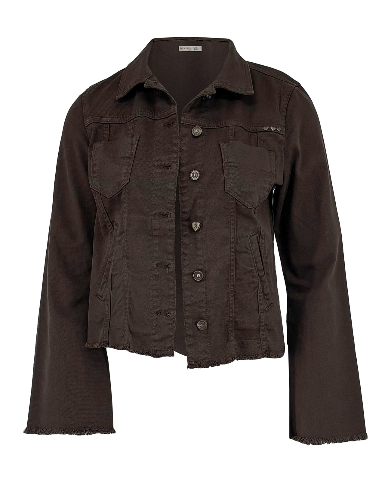 Denim Jacket Almeria Dark Brown