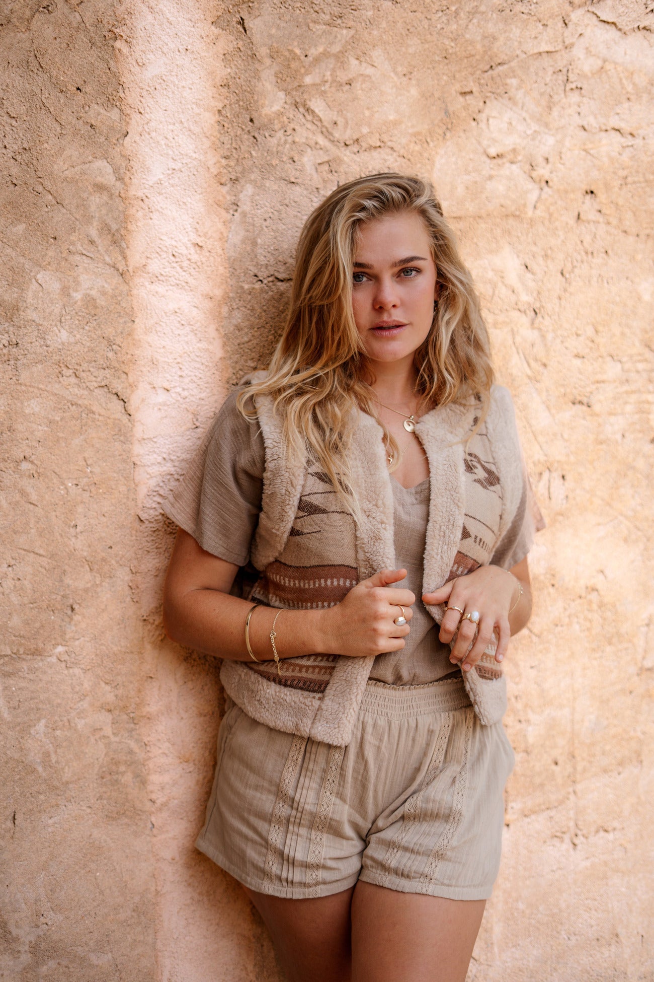 Fur Gilet Normad Natural