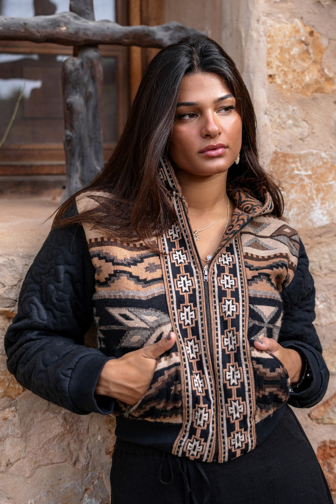 Short Jacket Nomad Brown