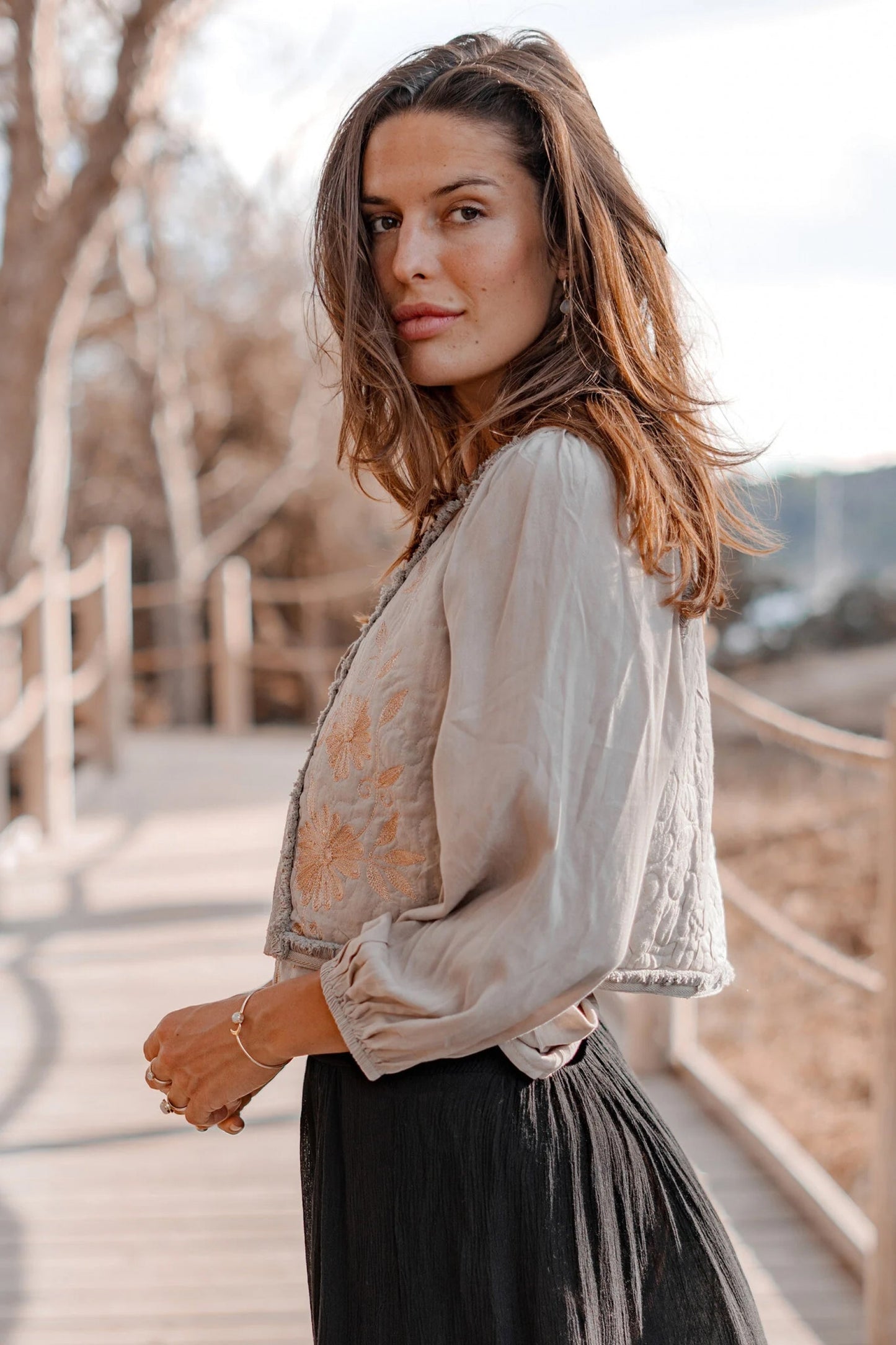 Gilet Luciana Light Taupe