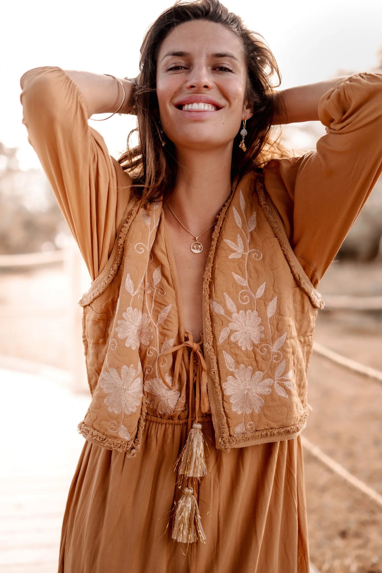 Gilet Luciana Brick