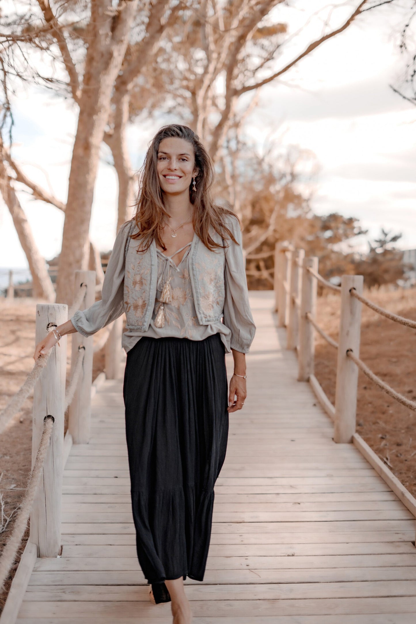 Gilet Luciana Light Taupe