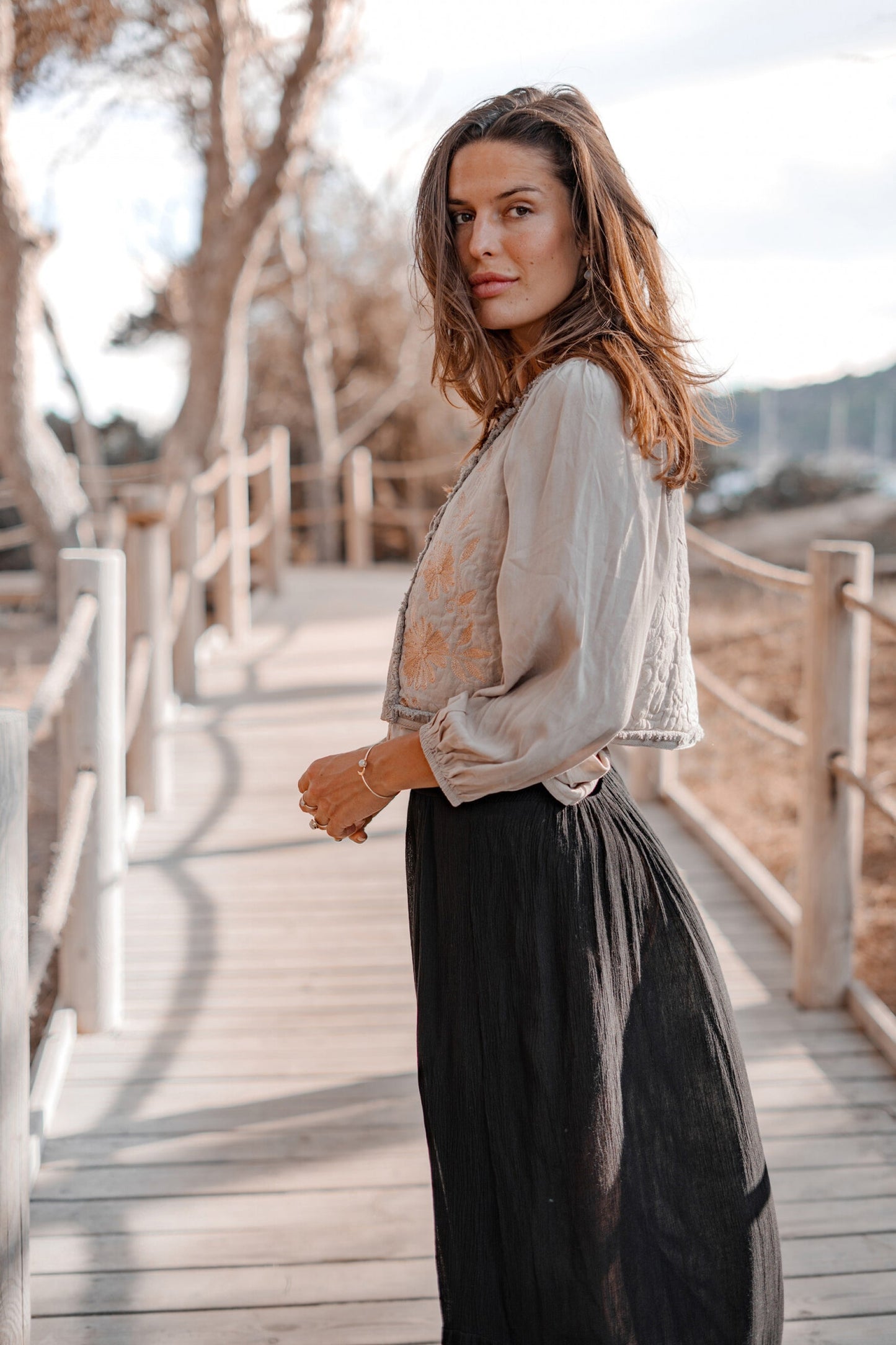 Gilet Luciana Light Taupe