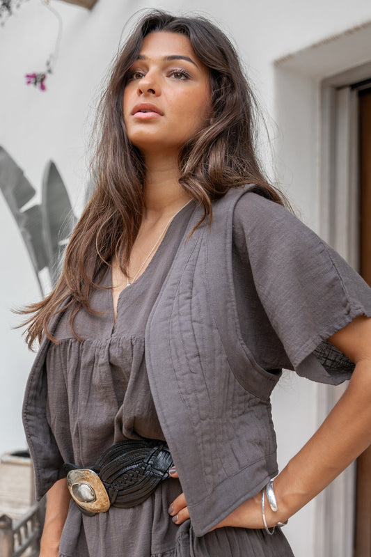 Gilet Neva Plain Anthracite