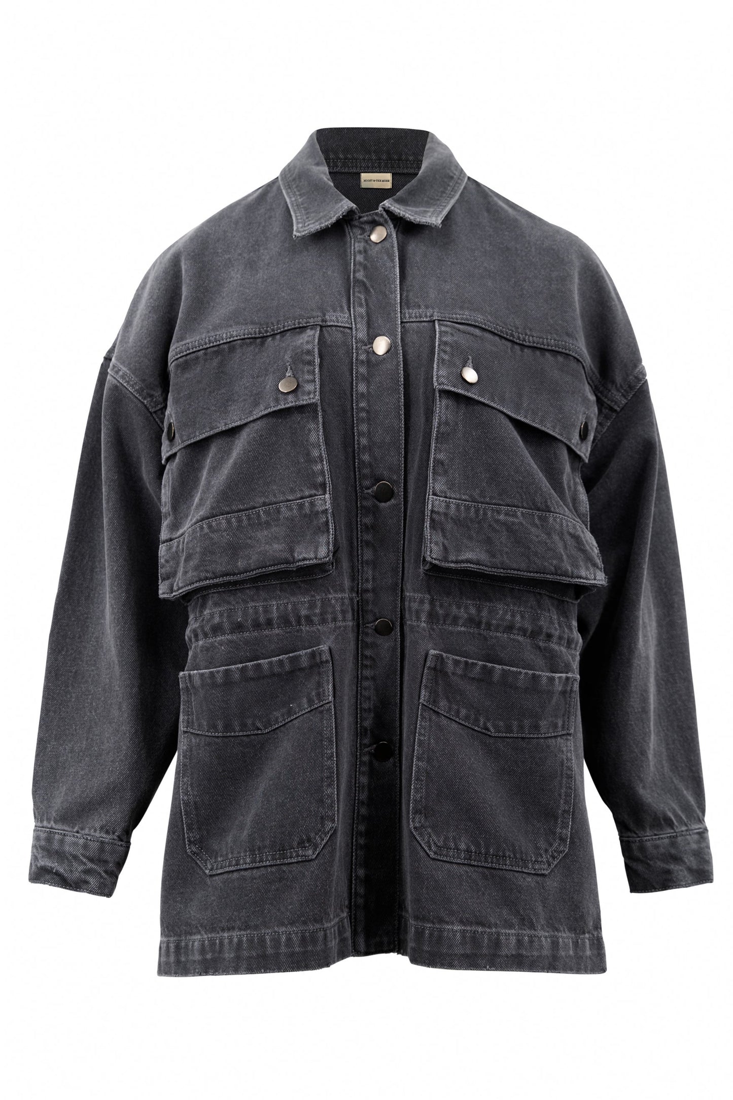 Gael Denim Jacket Stone Grey