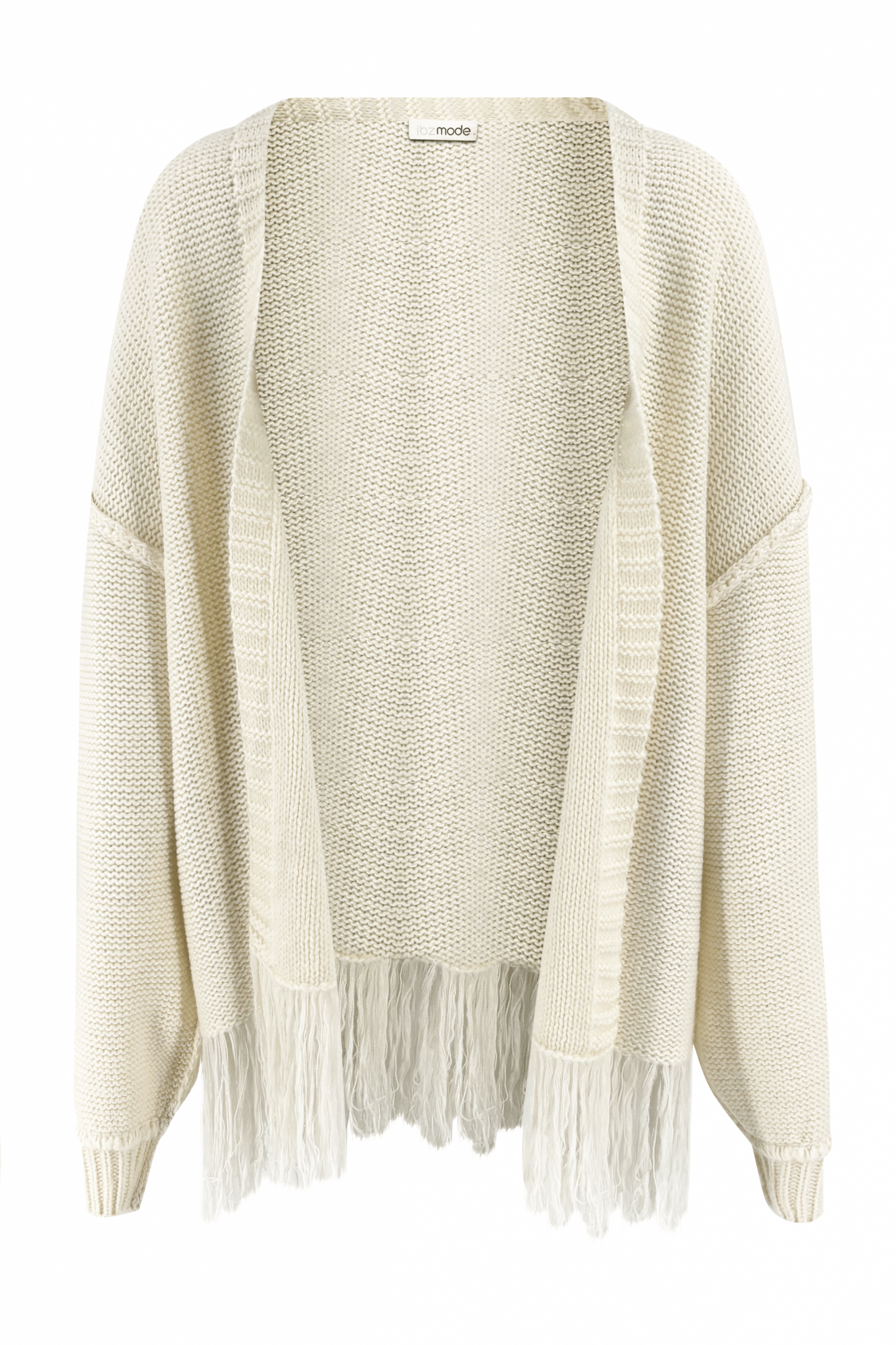 Midi Fringe Jacket Fermina Ivory