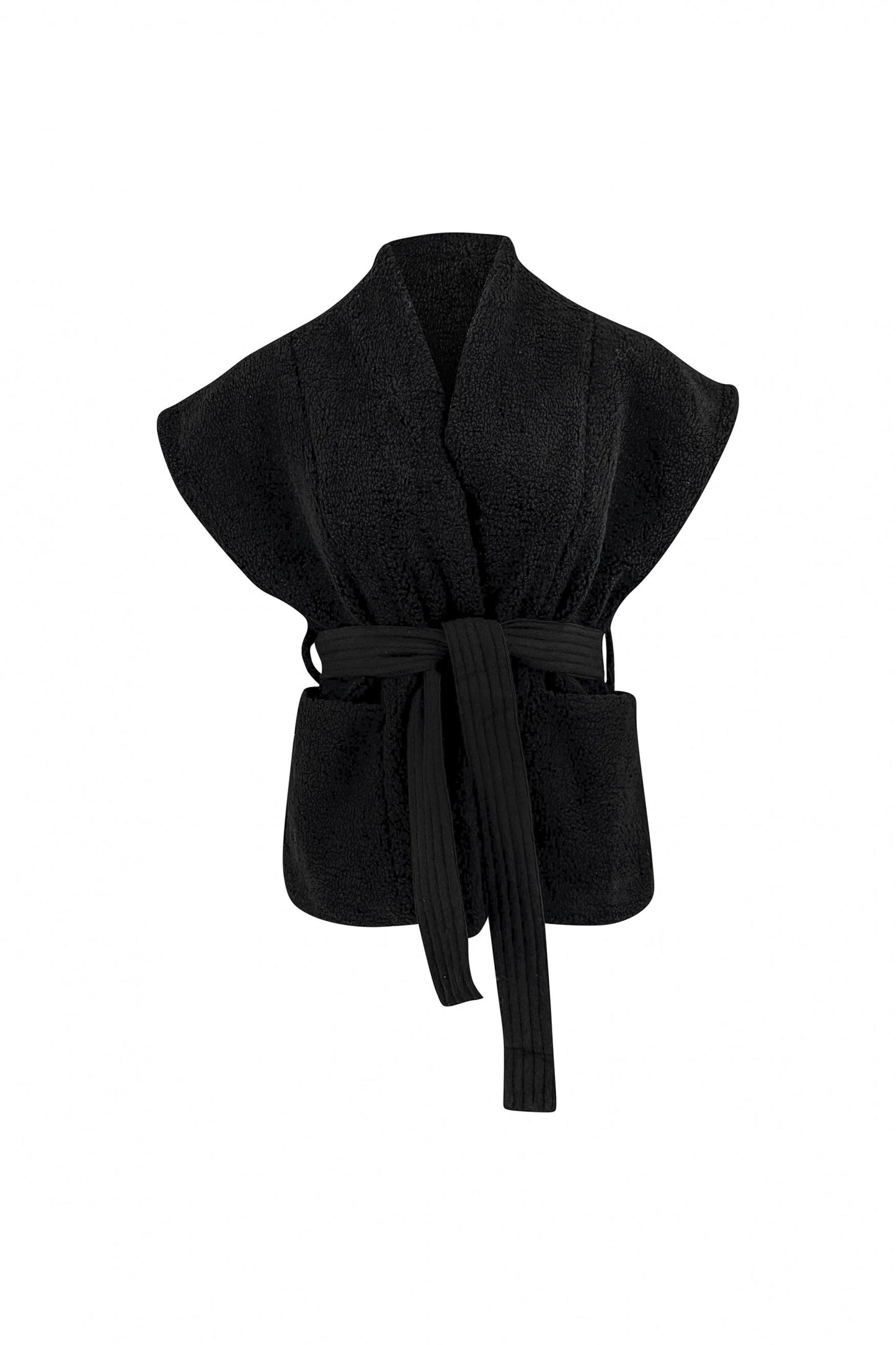 Fur Gilet Corazon Black