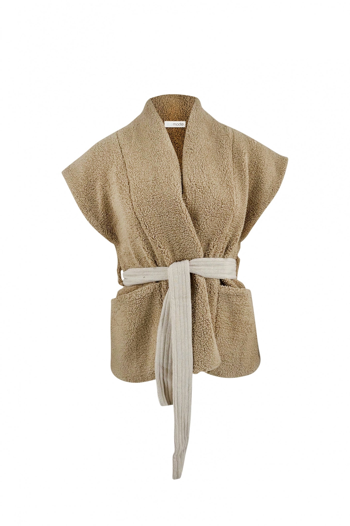 Fur Gilet Corazon Sand