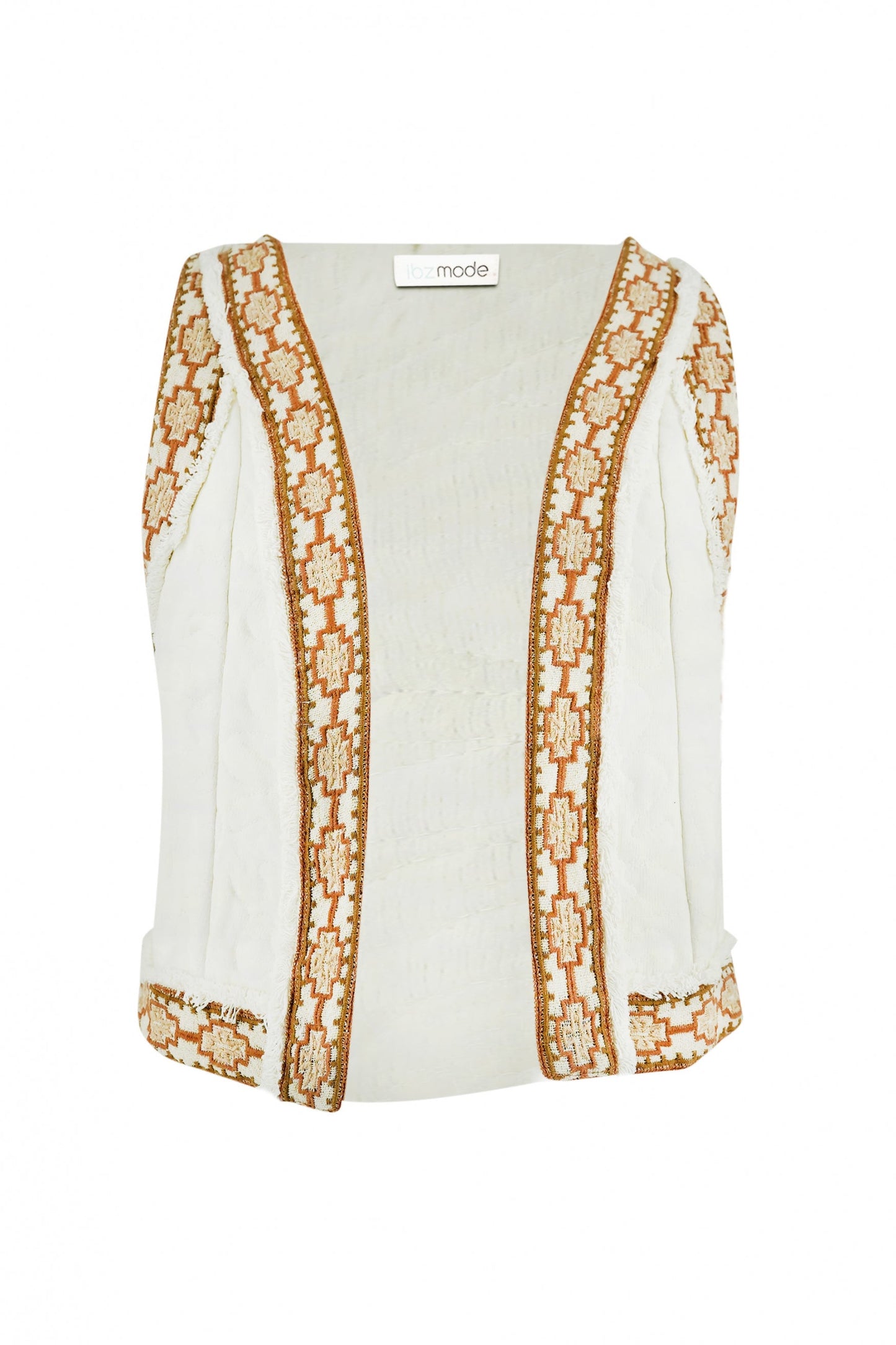 Short Gilet Nomad Ecru