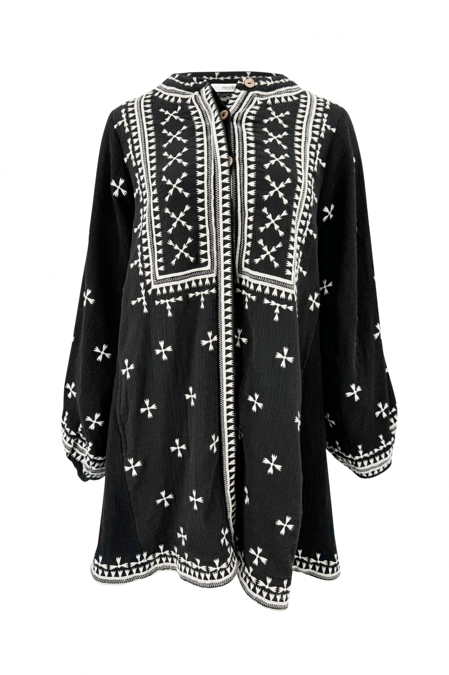 Long Jacket Sonrisa Black