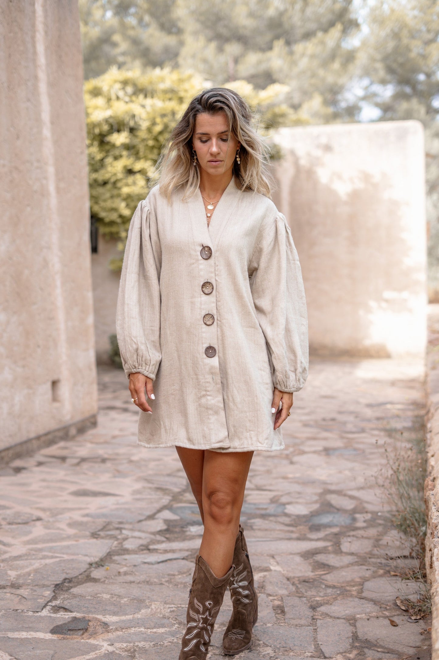 Long Jacket Spirit Light Sand