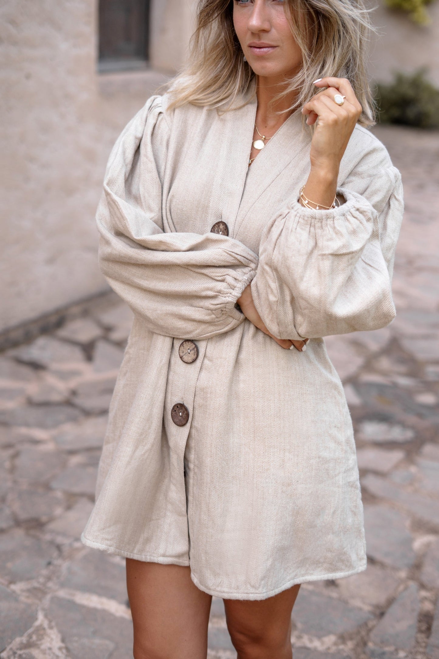 Long Jacket Spirit Light Sand