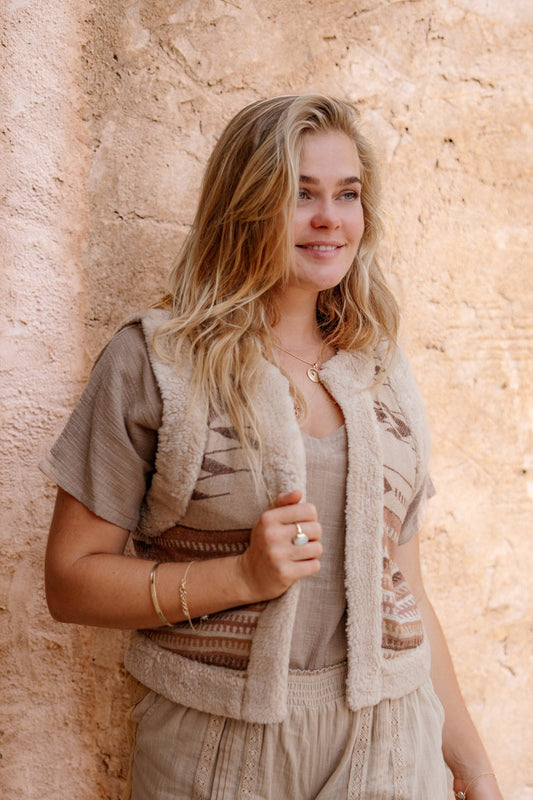 Fur Gilet Normad Natural