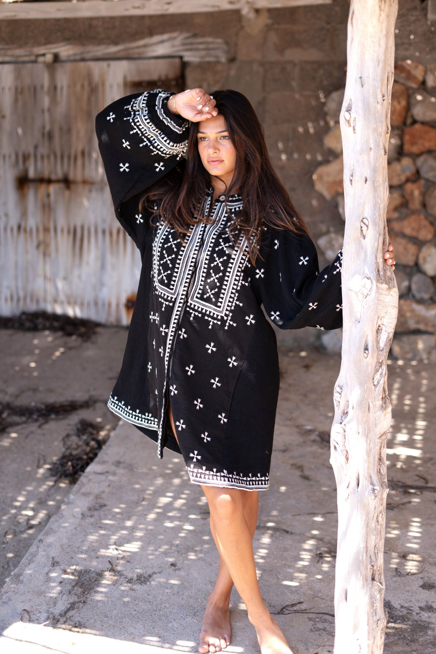 Long Jacket Sonrisa Black