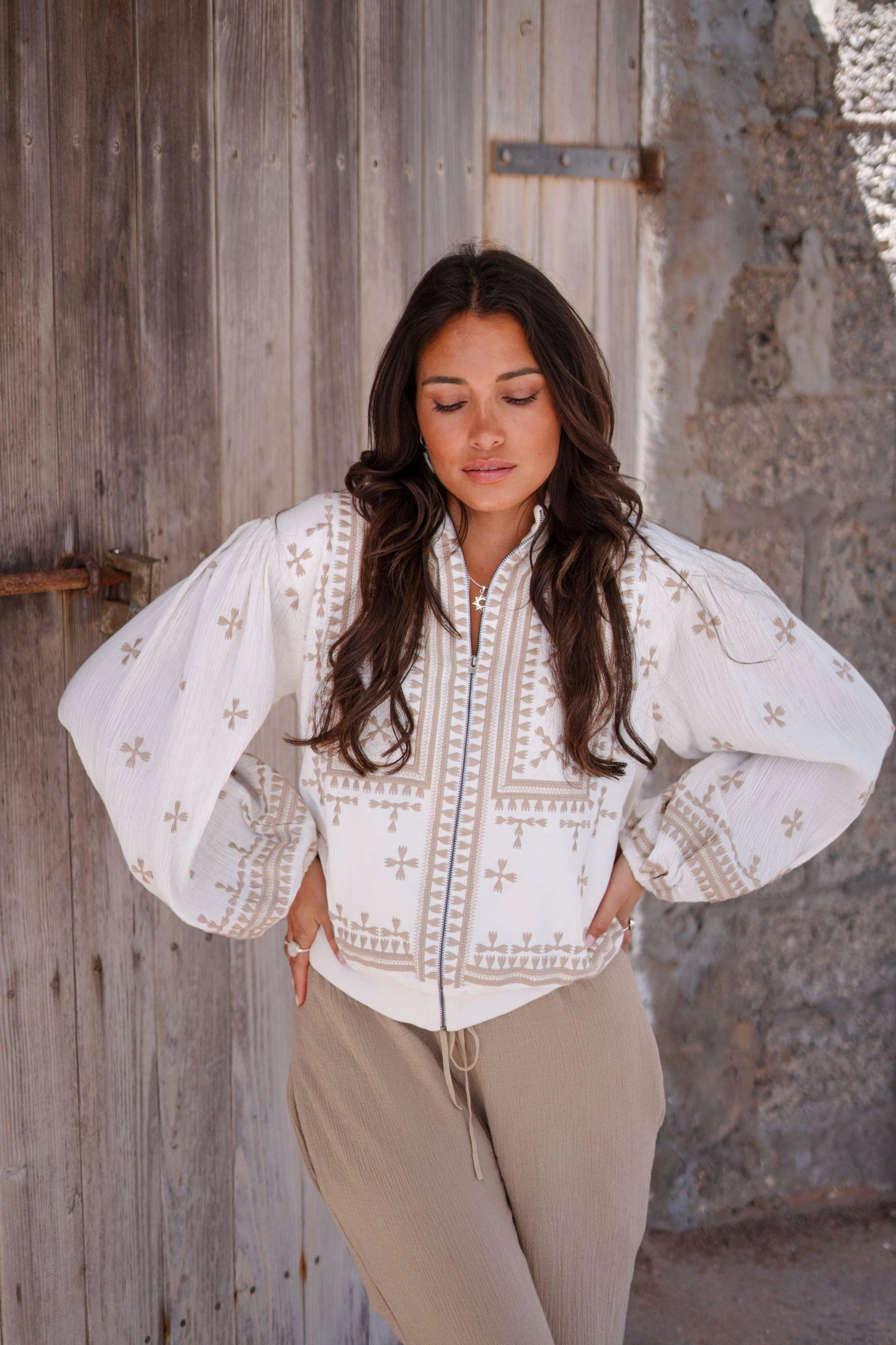 Jacket Sonrisa Off White