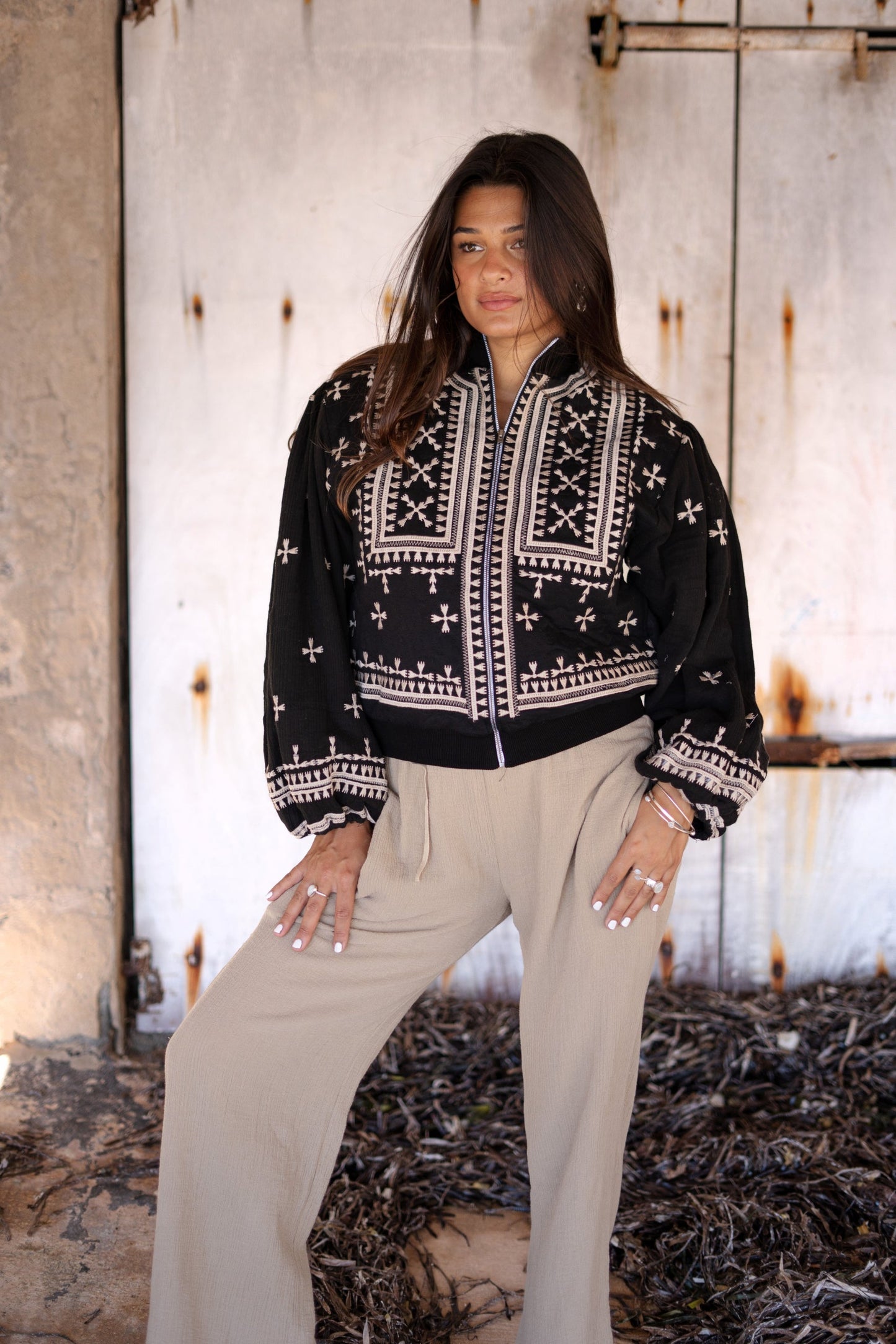 Jacket Sonrisa Black