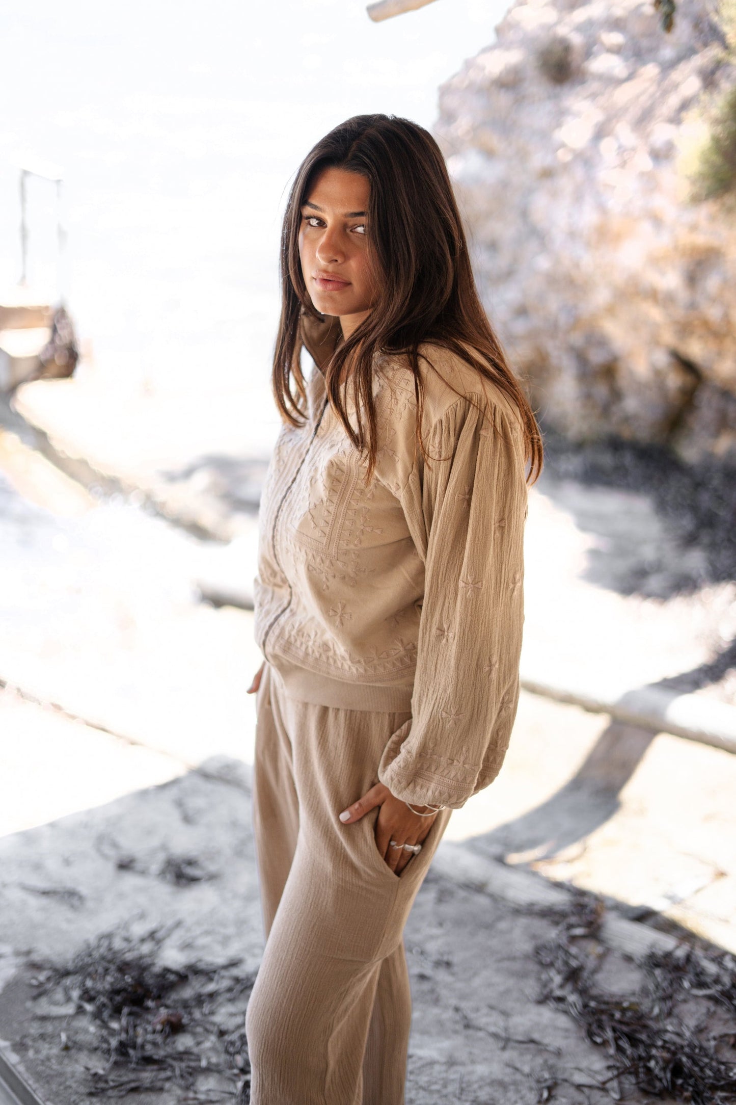 Jacket Sonrisa Taupe