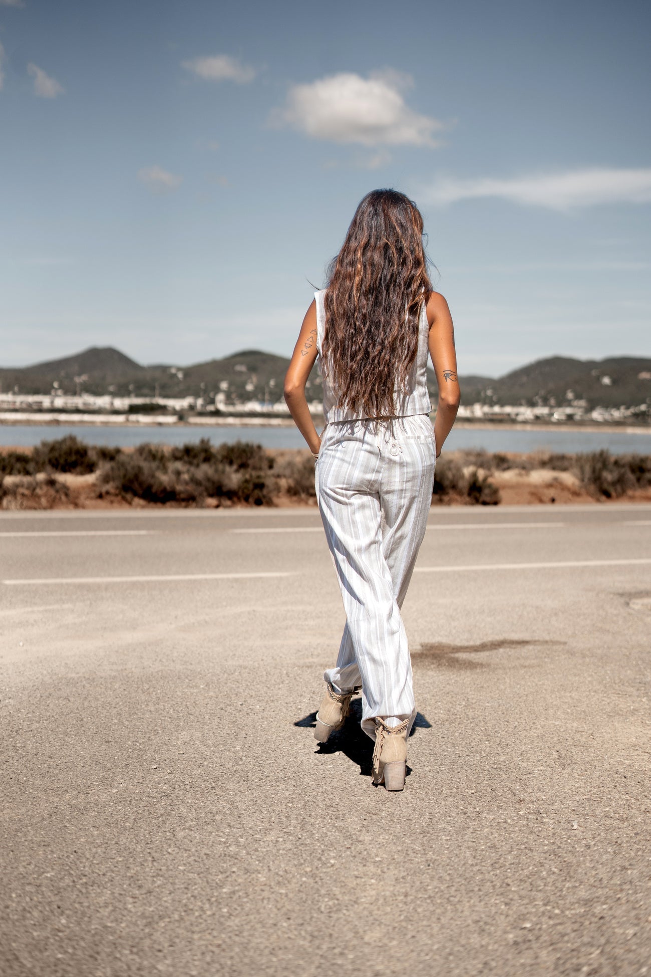 Sophia stripe gilet Stripe