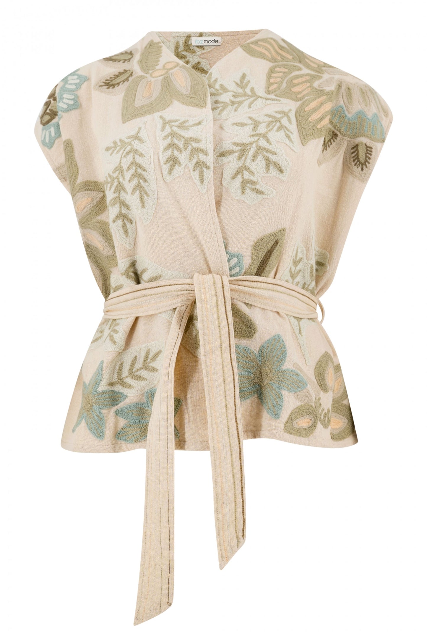 Gilet Vidal Floral Ivory