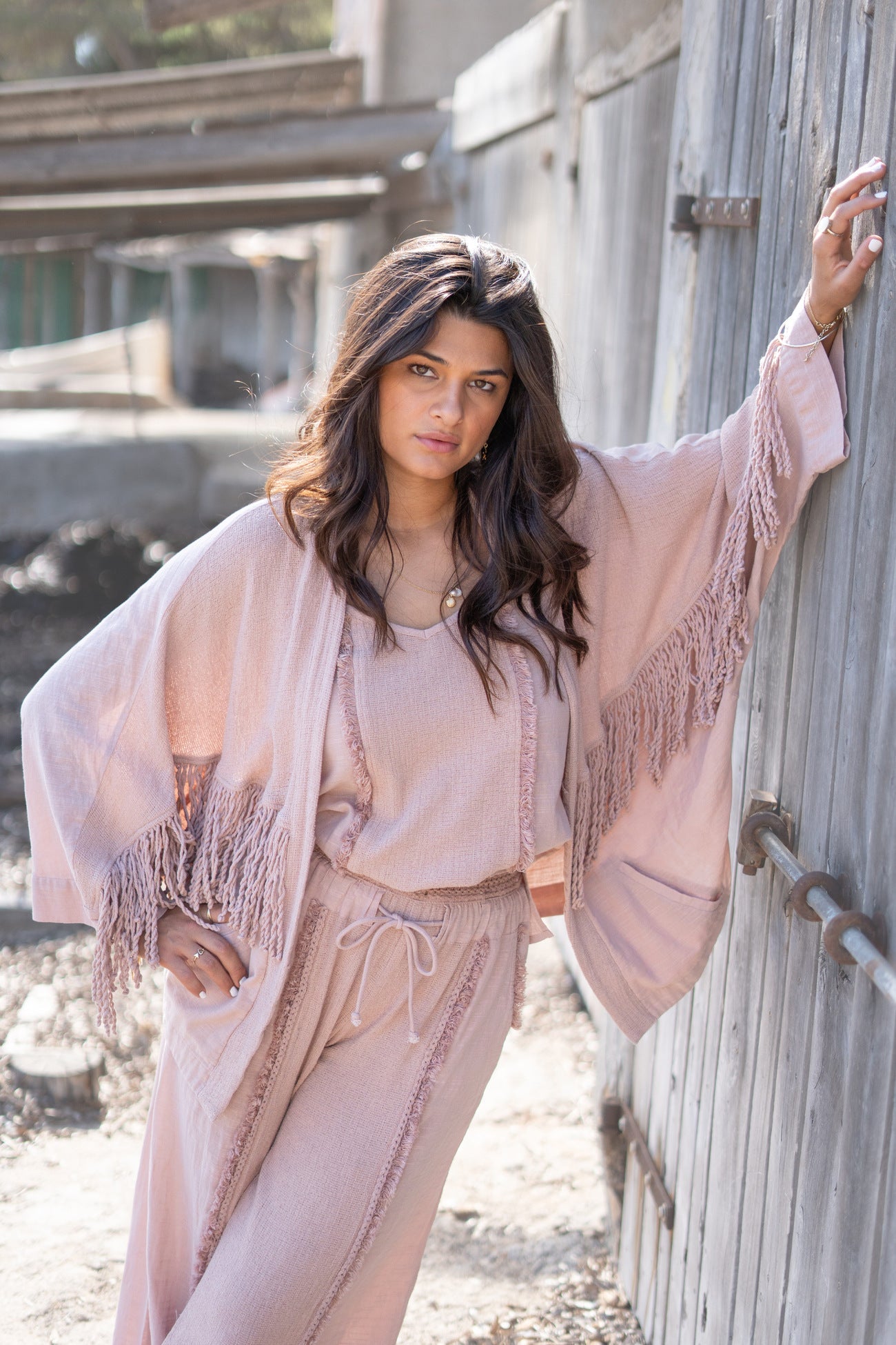 Fringe Jacket Lio Santiago Powder