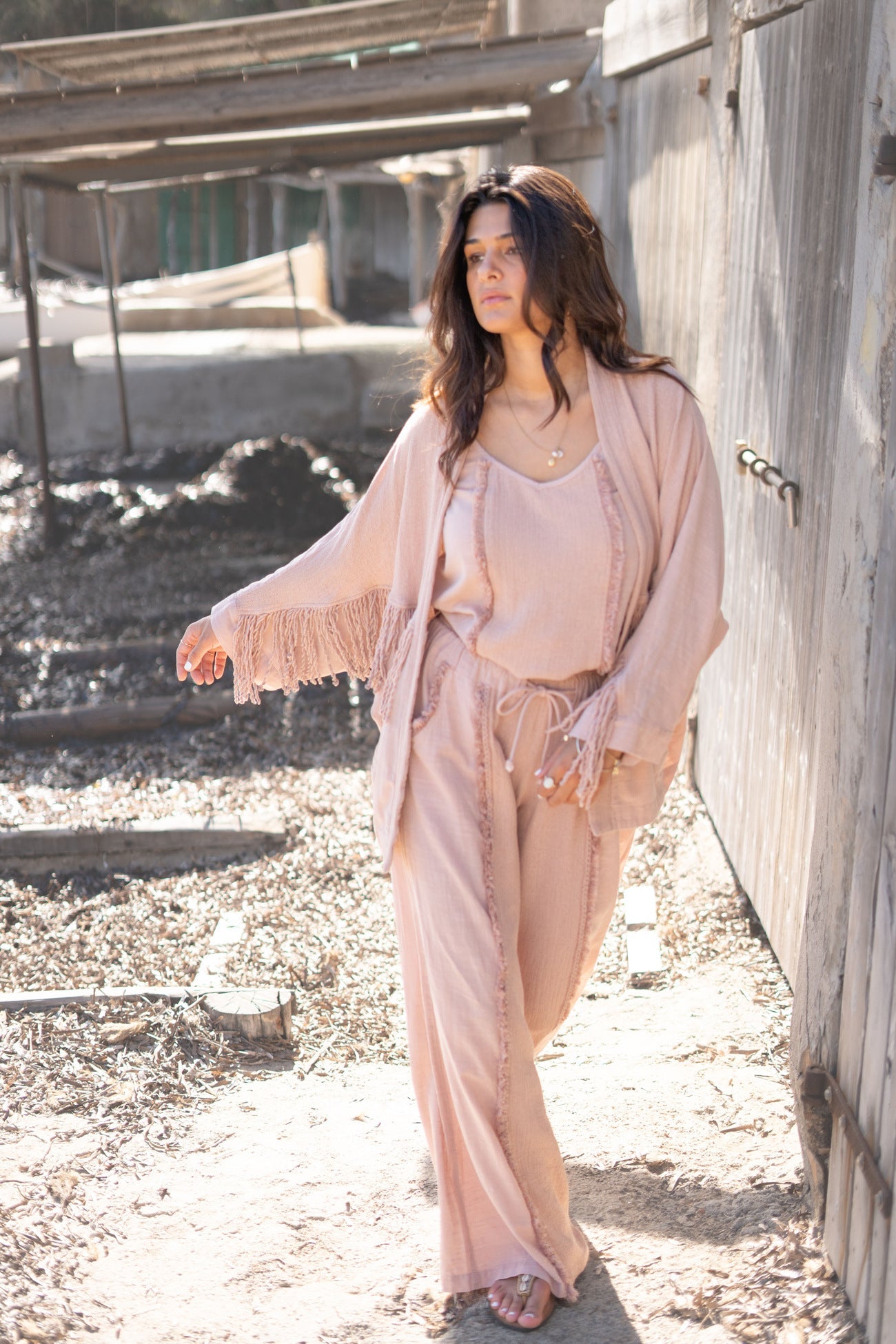 Fringe Jacket Lio Santiago Powder