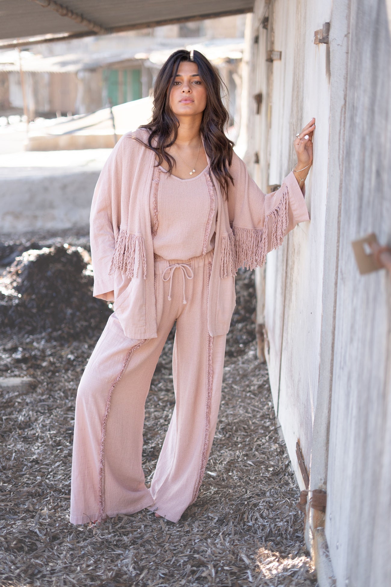 Fringe Jacket Lio Santiago Powder