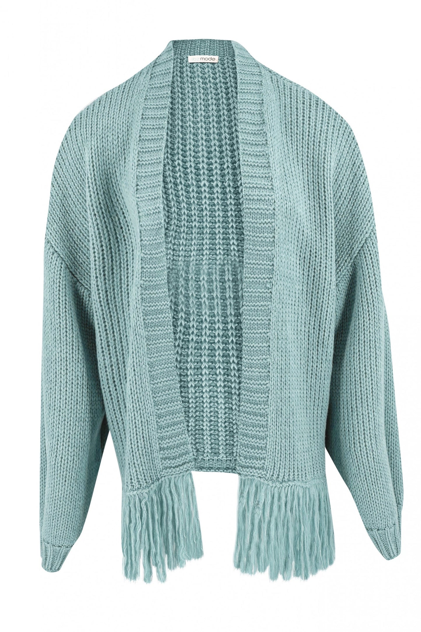 Midi Fringe Jacket Fermina Blue